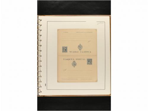 ✉ ESPAÑA. ENTEROS POSTALES. COLECCIÓN ESPECIALIZADA. Restos 