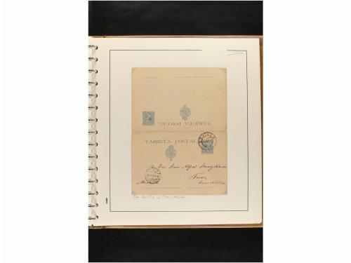 ✉ ESPAÑA. ENTEROS POSTALES. COLECCIÓN ESPECIALIZADA. Restos 
