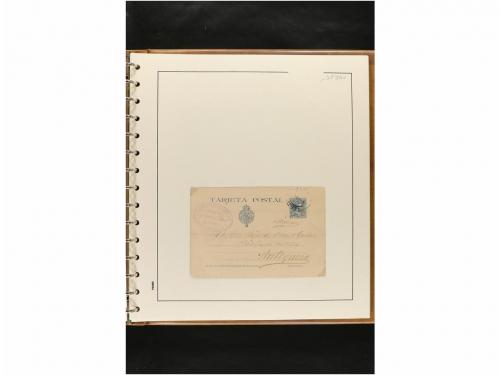 ✉ ESPAÑA. ENTEROS POSTALES. COLECCIÓN ESPECIALIZADA. Restos 