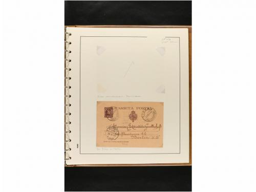 ✉ ESPAÑA. ENTEROS POSTALES. COLECCIÓN ESPECIALIZADA. Restos 