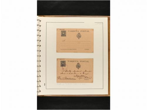 ✉ ESPAÑA. ENTEROS POSTALES. COLECCIÓN ESPECIALIZADA. Restos 