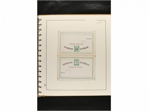 ✉ ESPAÑA. ENTEROS POSTALES. COLECCIÓN ESPECIALIZADA. Restos 