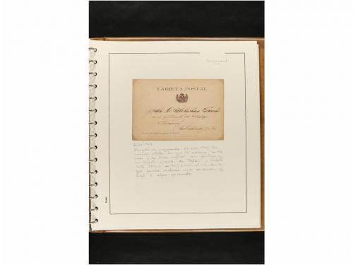 ✉ ESPAÑA. ENTEROS POSTALES. COLECCIÓN ESPECIALIZADA. Restos 