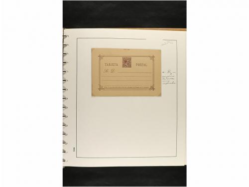 ✉ ESPAÑA. ENTEROS POSTALES. COLECCIÓN ESPECIALIZADA. Restos 