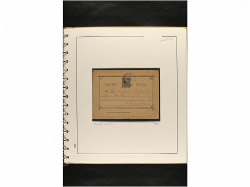 ✉ ESPAÑA. ENTEROS POSTALES. COLECCIÓN ESPECIALIZADA. Restos 