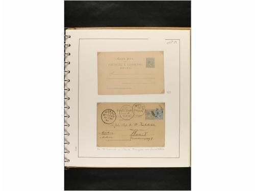 ✉ ESPAÑA. ENTEROS POSTALES. COLECCIÓN ESPECIALIZADA. Restos 