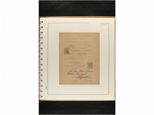 ✉ ESPAÑA. ENTEROS POSTALES. COLECCIÓN ESPECIALIZADA. Restos 