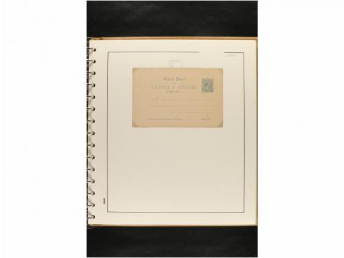 ✉ ESPAÑA. ENTEROS POSTALES. COLECCIÓN ESPECIALIZADA. Restos 