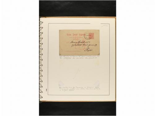 ✉ ESPAÑA. ENTEROS POSTALES. COLECCIÓN ESPECIALIZADA. Restos 