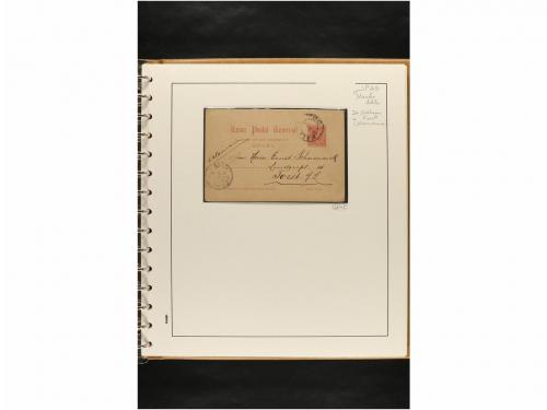 ✉ ESPAÑA. ENTEROS POSTALES. COLECCIÓN ESPECIALIZADA. Restos 