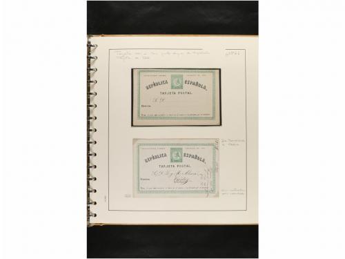 ✉ ESPAÑA. ENTEROS POSTALES. COLECCIÓN ESPECIALIZADA. Restos 