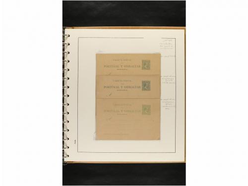 ✉ ESPAÑA. ENTEROS POSTALES. COLECCIÓN ESPECIALIZADA. Restos 