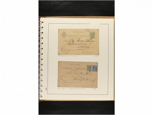 ✉ ESPAÑA. ENTEROS POSTALES. COLECCIÓN ESPECIALIZADA. Restos 