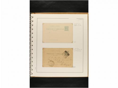 ✉ ESPAÑA. ENTEROS POSTALES. COLECCIÓN ESPECIALIZADA. Restos 