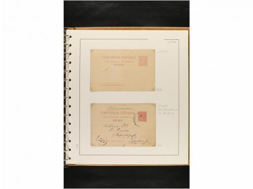 ✉ ESPAÑA. ENTEROS POSTALES. COLECCIÓN ESPECIALIZADA. Restos 