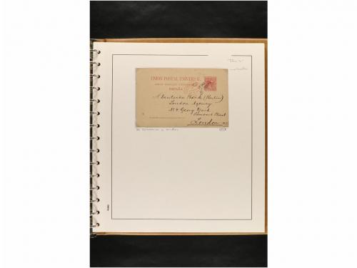 ✉ ESPAÑA. ENTEROS POSTALES. COLECCIÓN ESPECIALIZADA. Restos 