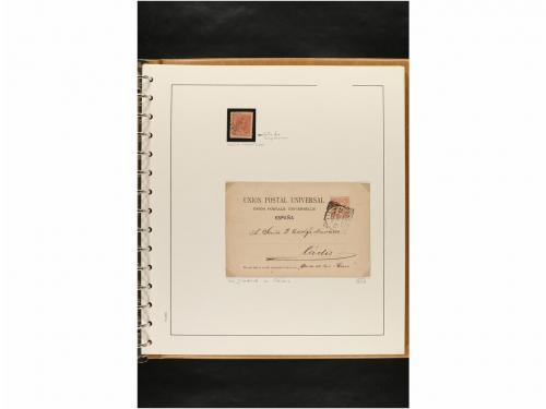 ✉ ESPAÑA. ENTEROS POSTALES. COLECCIÓN ESPECIALIZADA. Restos 