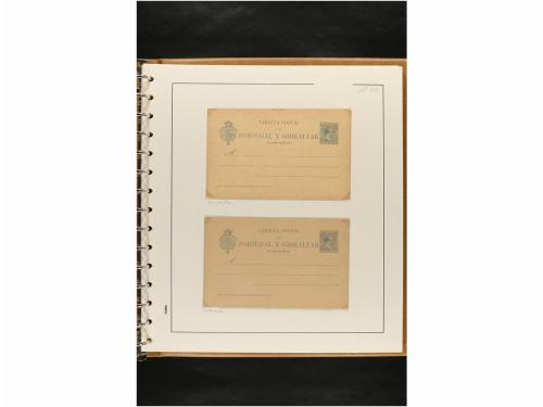 ✉ ESPAÑA. ENTEROS POSTALES. COLECCIÓN ESPECIALIZADA. Restos 
