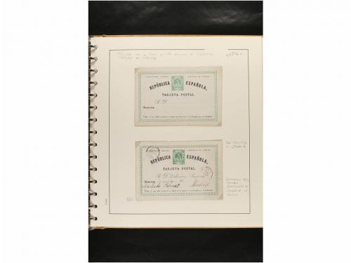 ✉ ESPAÑA. ENTEROS POSTALES. COLECCIÓN ESPECIALIZADA. Restos 
