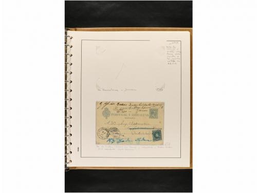 ✉ ESPAÑA. ENTEROS POSTALES. COLECCIÓN ESPECIALIZADA. Restos 