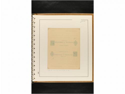 ✉ ESPAÑA. ENTEROS POSTALES. COLECCIÓN ESPECIALIZADA. Restos 
