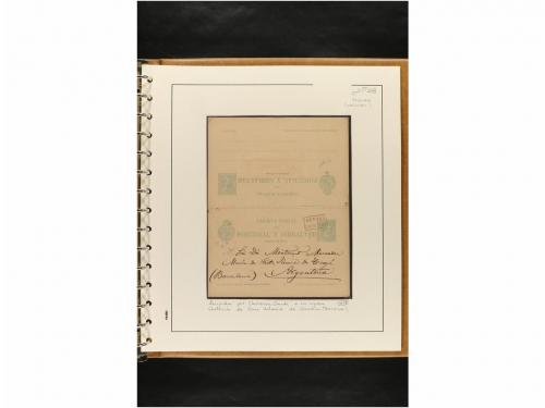 ✉ ESPAÑA. ENTEROS POSTALES. COLECCIÓN ESPECIALIZADA. Restos 