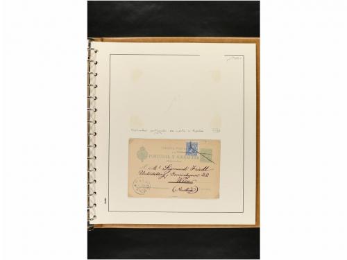 ✉ ESPAÑA. ENTEROS POSTALES. COLECCIÓN ESPECIALIZADA. Restos 