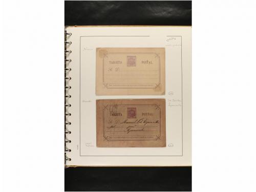 ✉ ESPAÑA. ENTEROS POSTALES. COLECCIÓN ESPECIALIZADA. Restos 