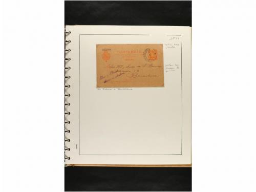 ✉ ESPAÑA. ENTEROS POSTALES. COLECCIÓN ESPECIALIZADA. Restos 
