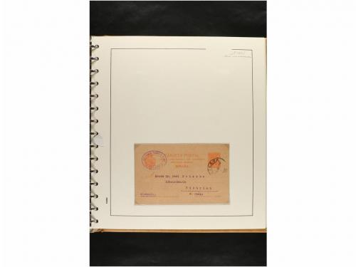 ✉ ESPAÑA. ENTEROS POSTALES. COLECCIÓN ESPECIALIZADA. Restos 