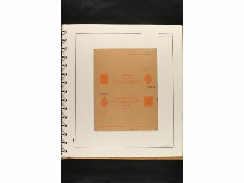 ✉ ESPAÑA. ENTEROS POSTALES. COLECCIÓN ESPECIALIZADA. Restos 