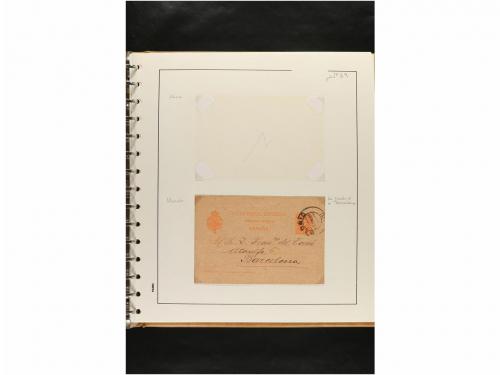 ✉ ESPAÑA. ENTEROS POSTALES. COLECCIÓN ESPECIALIZADA. Restos 