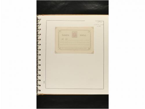 ✉ ESPAÑA. ENTEROS POSTALES. COLECCIÓN ESPECIALIZADA. Restos 