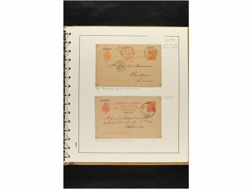 ✉ ESPAÑA. ENTEROS POSTALES. COLECCIÓN ESPECIALIZADA. Restos 