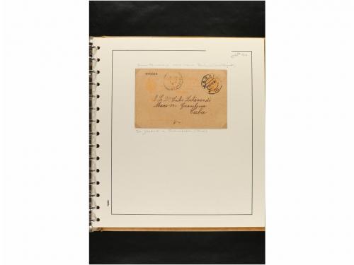 ✉ ESPAÑA. ENTEROS POSTALES. COLECCIÓN ESPECIALIZADA. Restos 