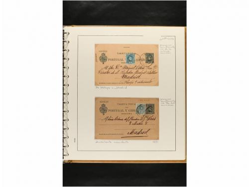 ✉ ESPAÑA. ENTEROS POSTALES. COLECCIÓN ESPECIALIZADA. Restos 