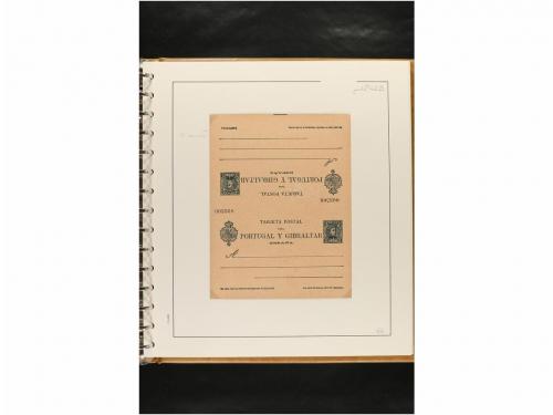 ✉ ESPAÑA. ENTEROS POSTALES. COLECCIÓN ESPECIALIZADA. Restos 