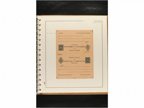 ✉ ESPAÑA. ENTEROS POSTALES. COLECCIÓN ESPECIALIZADA. Restos 