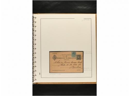 ✉ ESPAÑA. ENTEROS POSTALES. COLECCIÓN ESPECIALIZADA. Restos 