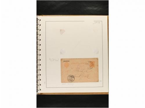 ✉ ESPAÑA. ENTEROS POSTALES. COLECCIÓN ESPECIALIZADA. Restos 