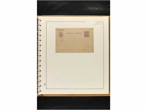 ✉ ESPAÑA. ENTEROS POSTALES. COLECCIÓN ESPECIALIZADA. Restos 