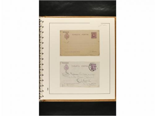 ✉ ESPAÑA. ENTEROS POSTALES. COLECCIÓN ESPECIALIZADA. Restos 