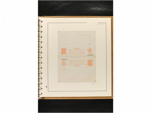 ✉ ESPAÑA. ENTEROS POSTALES. COLECCIÓN ESPECIALIZADA. Restos 