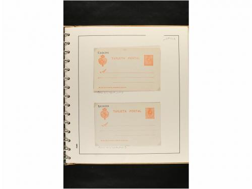 ✉ ESPAÑA. ENTEROS POSTALES. COLECCIÓN ESPECIALIZADA. Restos 