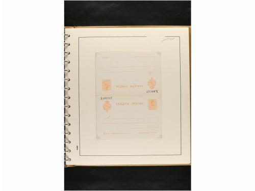 ✉ ESPAÑA. ENTEROS POSTALES. COLECCIÓN ESPECIALIZADA. Restos 