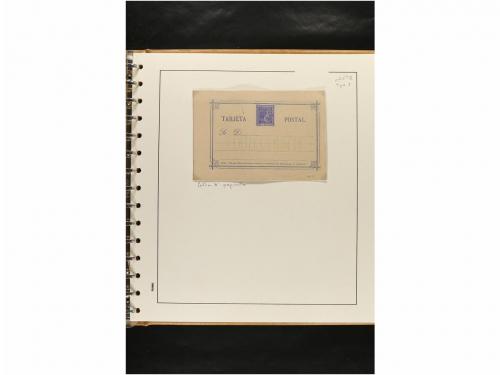 ✉ ESPAÑA. ENTEROS POSTALES. COLECCIÓN ESPECIALIZADA. Restos 