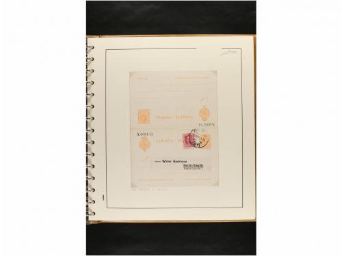 ✉ ESPAÑA. ENTEROS POSTALES. COLECCIÓN ESPECIALIZADA. Restos 