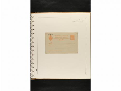 ✉ ESPAÑA. ENTEROS POSTALES. COLECCIÓN ESPECIALIZADA. Restos 
