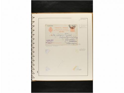 ✉ ESPAÑA. ENTEROS POSTALES. COLECCIÓN ESPECIALIZADA. Restos 