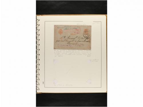 ✉ ESPAÑA. ENTEROS POSTALES. COLECCIÓN ESPECIALIZADA. Restos 